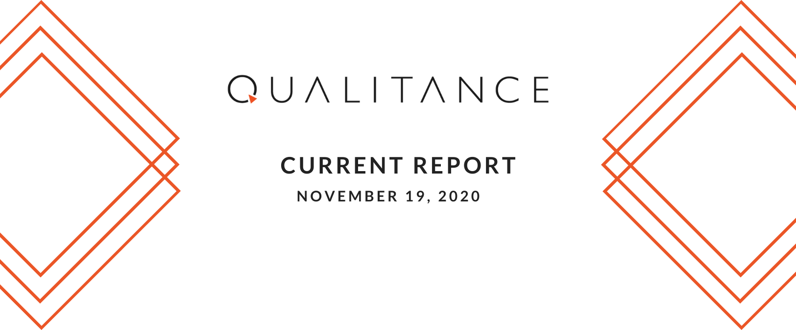 QUALITANCE Current Report November 19 2020